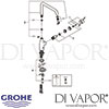 Grohe Essence Kitchen Sink Mixer Tap Spares